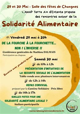 Rencontres Solidarité Alimentaire - AMAP Terre Ain d'Entente