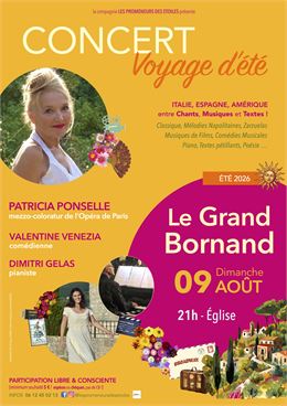 Concert : "Voyage d'été"_Le Grand-Bornand