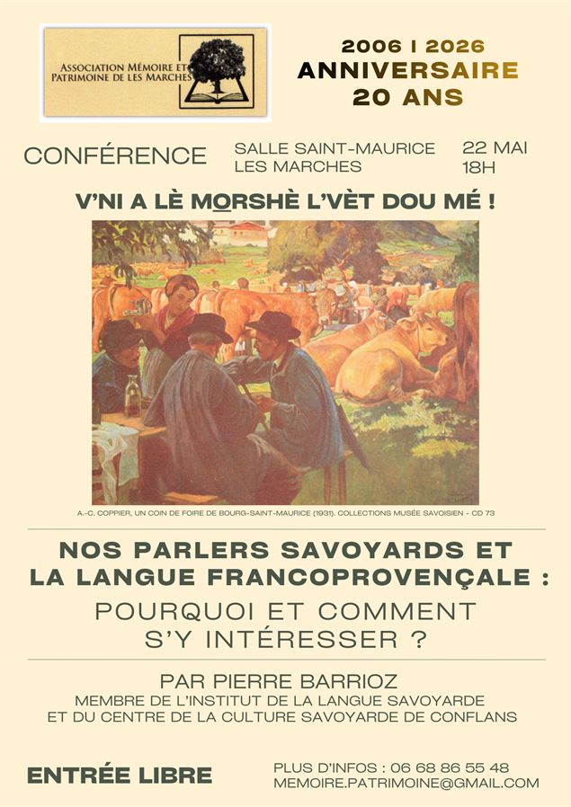 Affiche Conférence 22 mai 2026