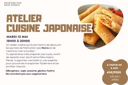 Atelier cuisine japonaise (NEMS)