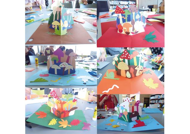 Atelier Pop Up sur le thème de la montagne_Le Corbier