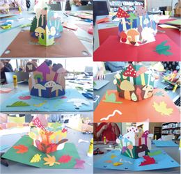 Atelier Pop Up sur le thème de la montagne_Le Corbier