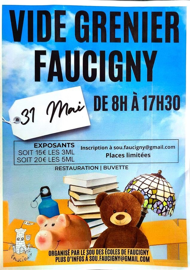 Vide grenier de Faucigny - © Sou des Écoles de Faucigny