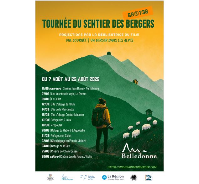 La tournée du Sentier des bergers - GR®738 - projection du film 