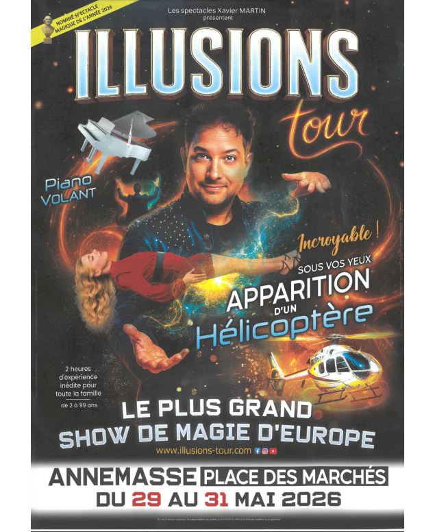 Spectacle de magie : Illusions tour_Annemasse - Illusion Tour