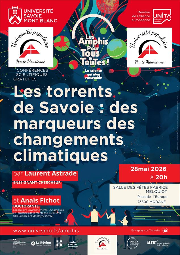 Conférence les torrents de Savoie - Université Savoie Mont Blanc