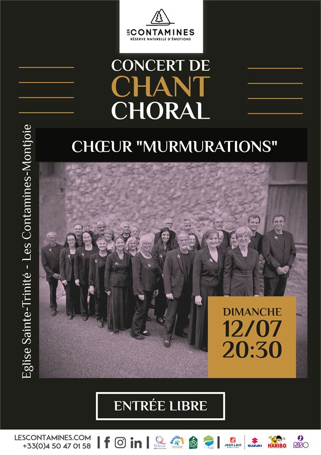 Concert du choeur Murmurations sous la direction de Blanche Latour_Les Contamines-Montjoie