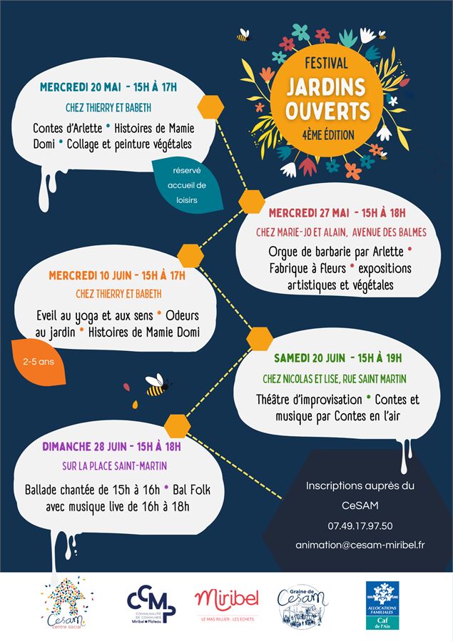 Festival des Jardins ouverts - CeSAM