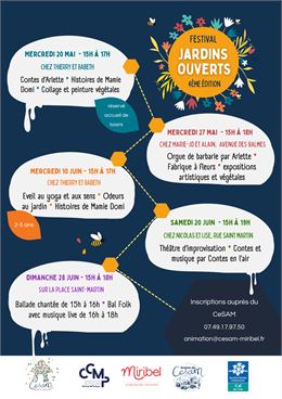 Festival des Jardins ouverts - CeSAM
