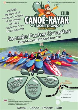 Dimanche 31 mai, testez le canoë-kayak et rejoignez le club de Montriond ! - CCKMHD