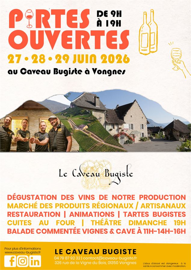 Portes ouvertes - Le Caveau Bugiste