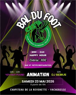 Affiche bal du foot de Vacheresse - Club Sportif Vacheresse
