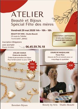 Atelier Beauté et Bijoux - Spécial Fête des Mères_Saint-Jorioz - Benolam Bijoux