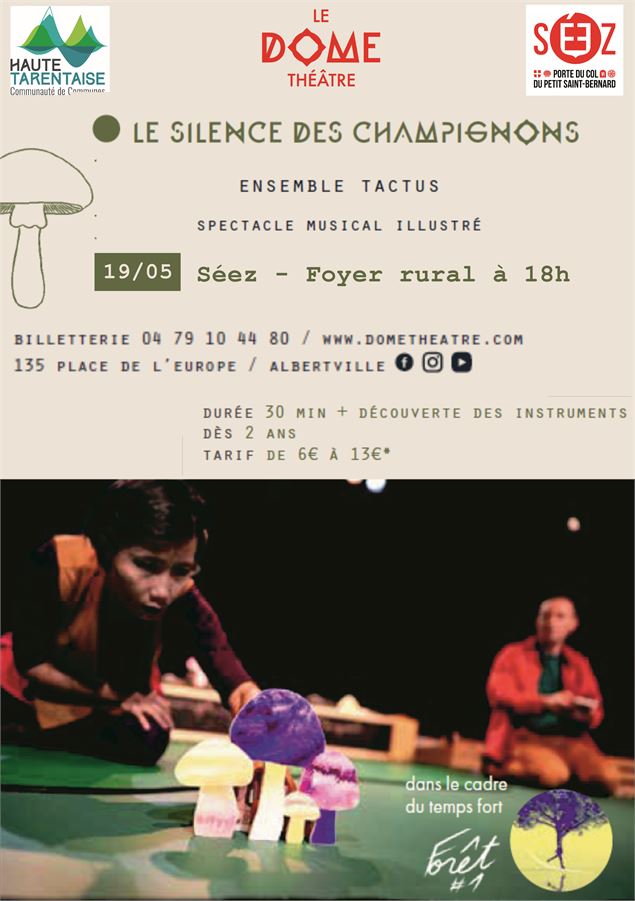 Spectacle musical avec le Dôme Théâtre et la médiathèque