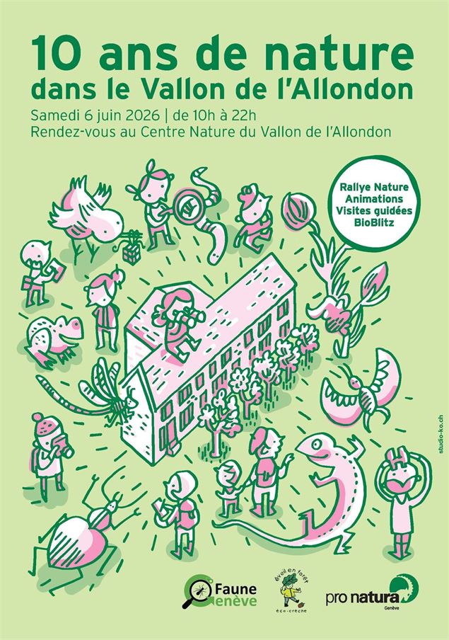 10 ans de nature dans le Vallon de l'Allondon - Pro Natura Genève