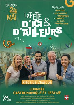 Affiche Fete d'ici et d'ailleurs - Mairie Modane