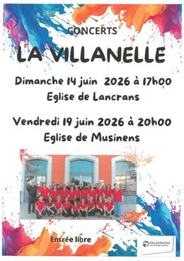 Concert de la Villanelle_Valserhône - la Villanelle