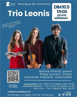 Trio Leonis – musique classique - DR