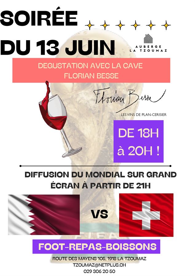 Soirée 13 juin - aubergelatzoumaz
