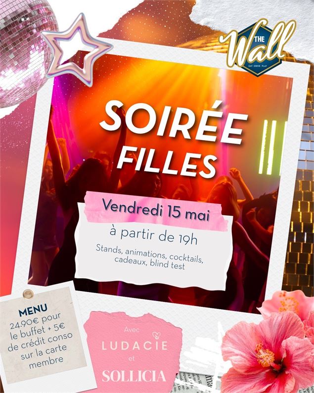 affiche soirée filles - TheWall