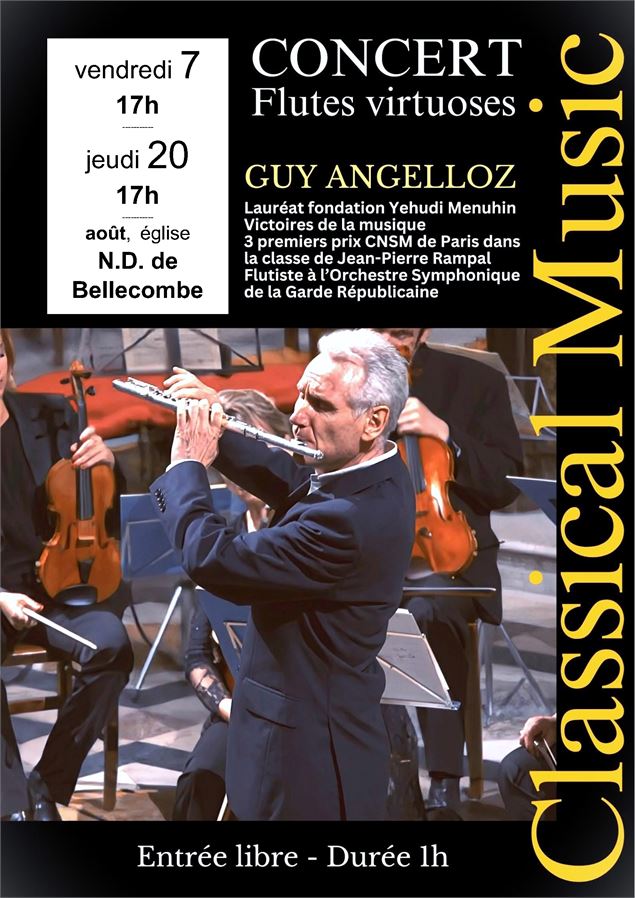 Affiche concert - Guy Angelloz