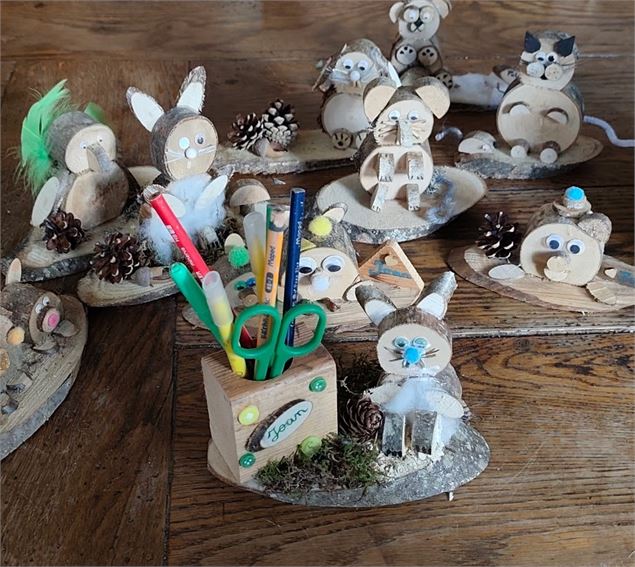 Atelier créatif  bois_Morzine