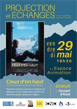 Affiche Projection Ceux d'en Haut - Mairie Les Contamines Montjoie