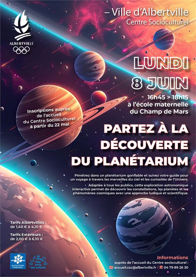 Partez à la découverte du planétarium !_Albertville
