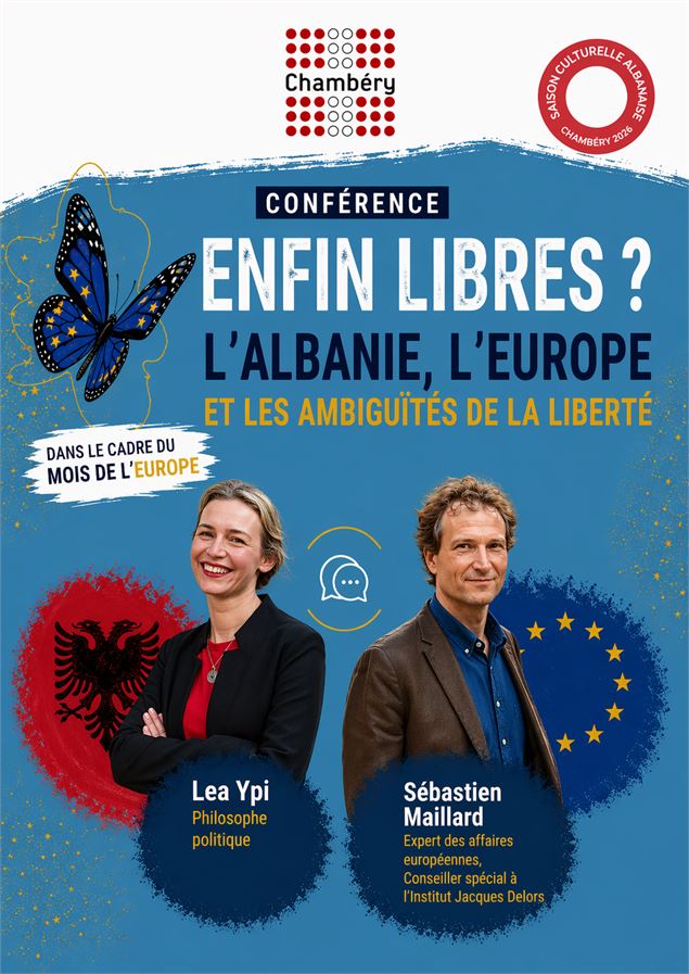 Conférence: Enfin libres, l'Albanie, l'Europe et les ambiguités de la liberté_Chambéry - Ville de Ch