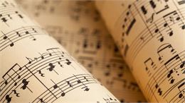 partition musicale - canva