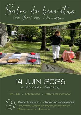 Affiche Salon du bien-être - Au Grand Air - Au Grand Air
