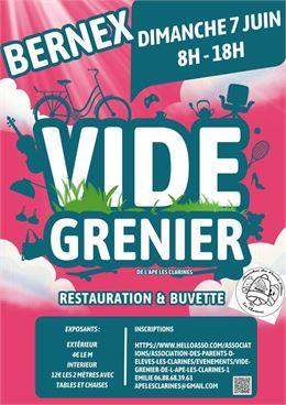 affiche de l'évènement - APE des Clarines