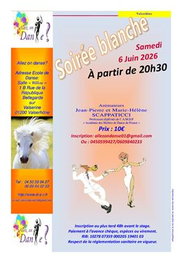 Soirée Blanche toutes danses_Valserhône - Allez on danse