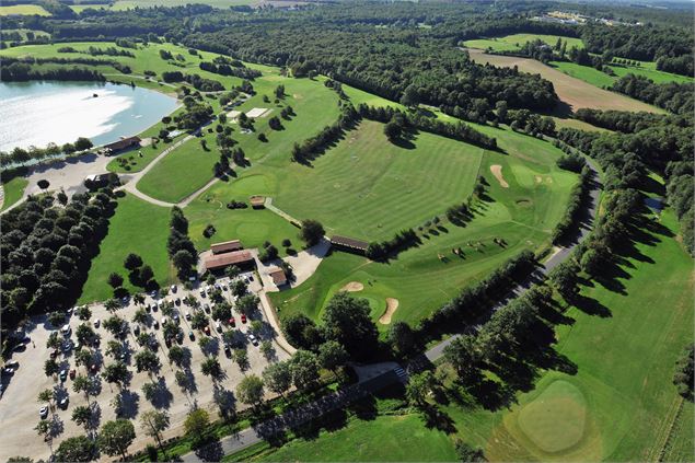 Vue aérienne - ©Golf de Bourg en Bresse