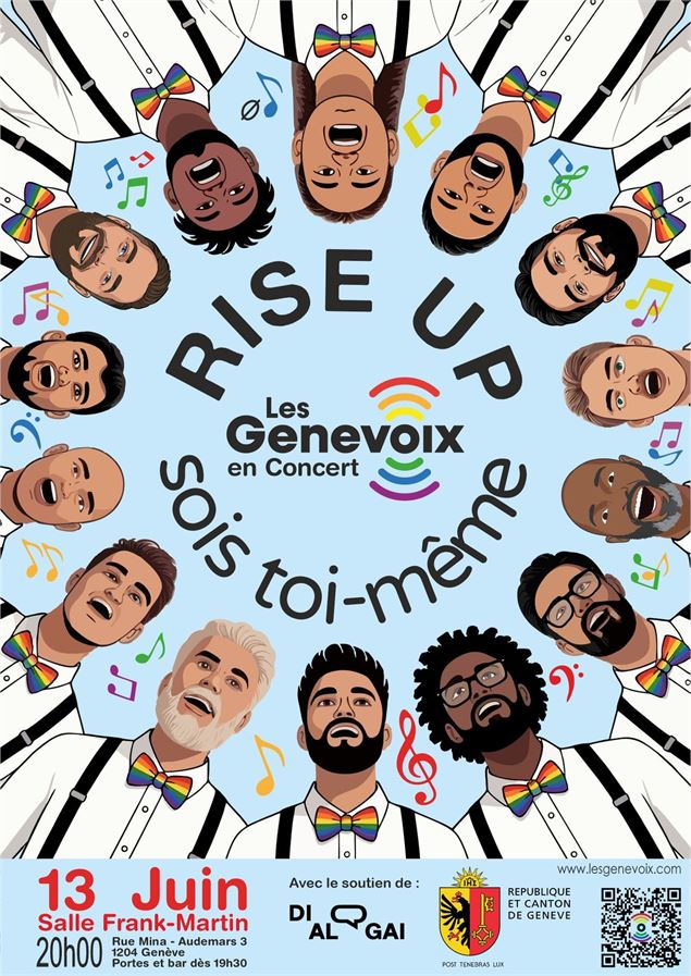 Concert Rise up _ Sois toi-même - Les Genevoix