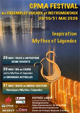 Concert des ensembles vocaux et instrumentaux du CPMA "Mythes et légendes"_Annecy