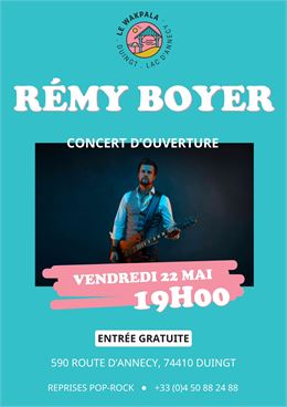 Concert : Rémy Boyer_Duingt - Le Wakpala