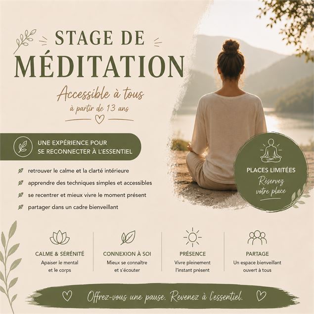 Stage de méditation avec Arnaud Quintaine - Festival Hygge_La Toussuire