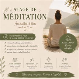 Stage de méditation avec Arnaud Quintaine - Festival Hygge_La Toussuire