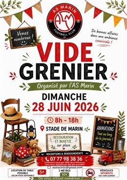 Vide grenier de l'AS Marin - AS Marin
