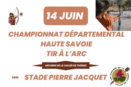 Tir à l'arc : championnat départemental fédéral_Thônes - Archers de la vallée de Thônes