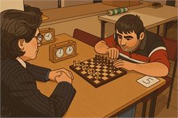 deux joueurs s'affrontent aux échecs - Pixabay libre de droit