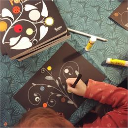 Atelier parent-enfant "Des ronds dans la nature" avec Emilie Vast_Cluses