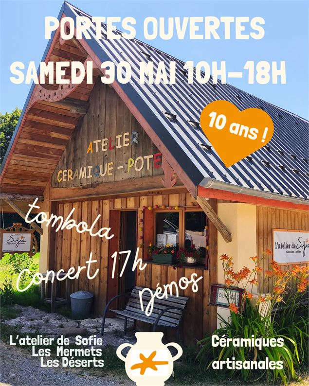 Portes Ouvertes et 10 ans de l'Atelier de Sofie_Les Déserts - Sofie Mage