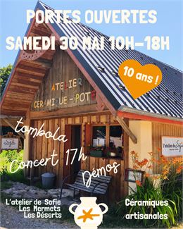 Portes Ouvertes et 10 ans de l'Atelier de Sofie_Les Déserts - Sofie Mage