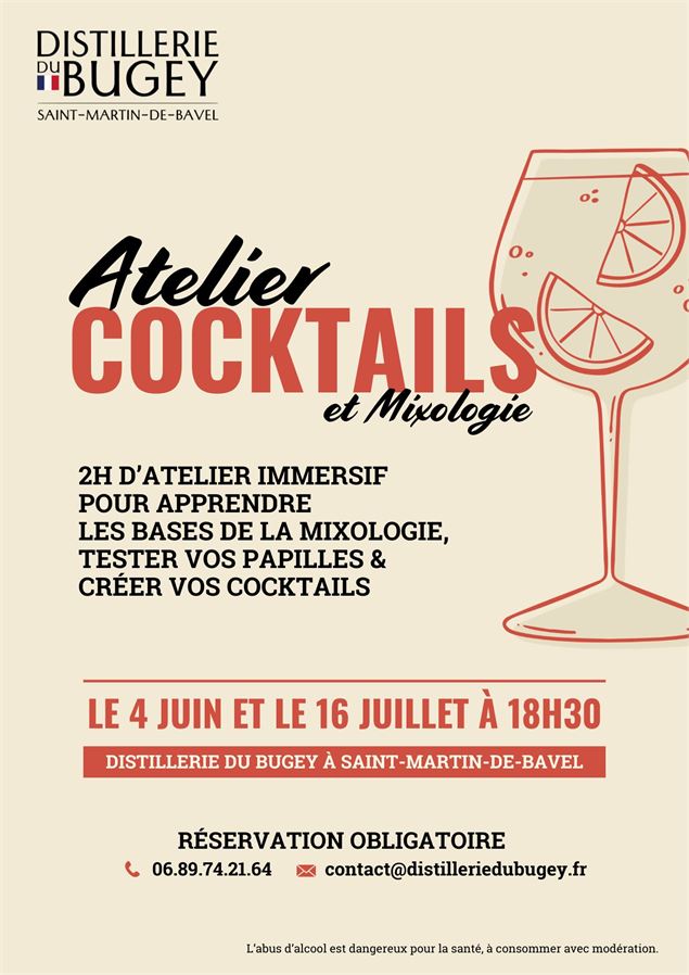 Affiche de l'évènement - distillerie du Bugey