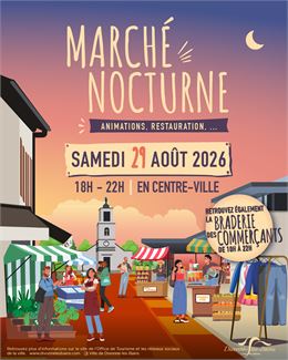 Marché nocturne et braderie des commerçants_Divonne-les-Bains - service communication mairie