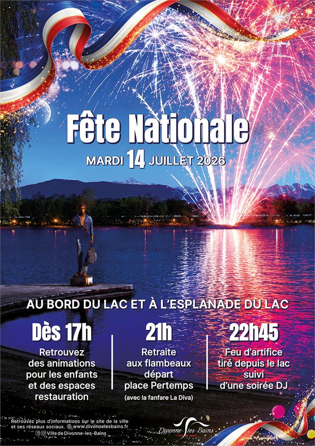 La Fête nationale du 14 juillet_Divonne-les-Bains - service communication mairie