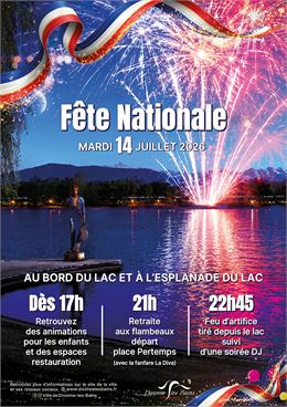 La Fête nationale du 14 juillet_Divonne-les-Bains - service communication mairie