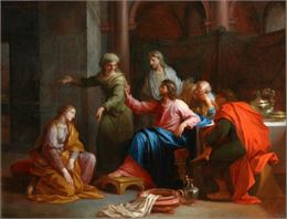 Le Christ chez Marthe et Marie - Jacques Loupforest